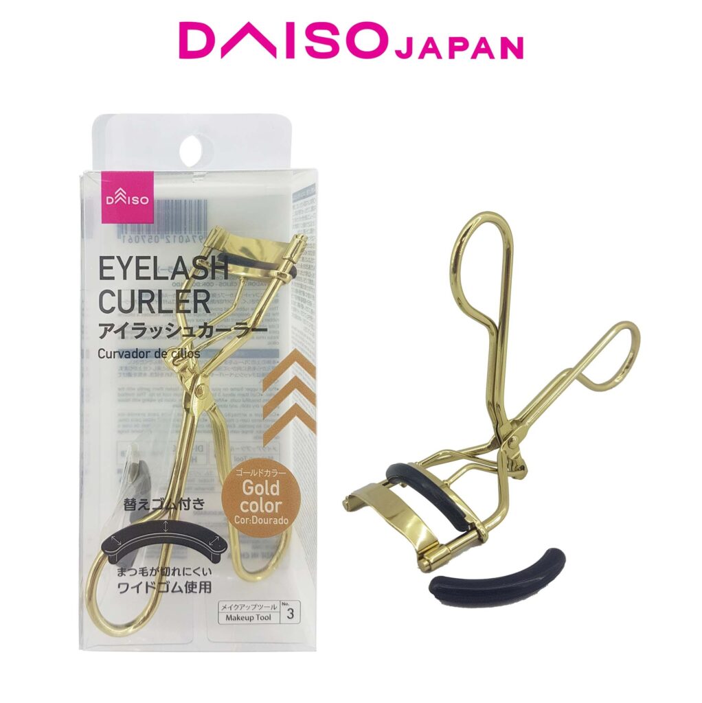 Daiso Gold Eyelash Curler Gold Kawaii