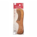 Daiso Peach Wood Comb Wide