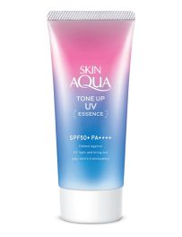 Rohto Mentholatum - Skin Aqua Tone Up UV Essence SPF 50+ PA++++ 80g - Lavender