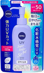 Nivea UV Super Water Gel Sunscreen SPF50 PA+++ 125 gm (Refill Pack)