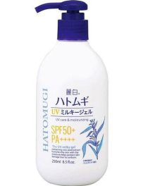 Reihaku Hatomugi (UV Care & Moisturizing) UV Milky Gel SPF50+ PA++++ 250ml