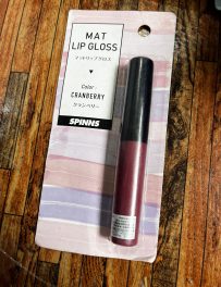 Daiso Why Not Spinns Mat Lip Gloss ( Cranberry)